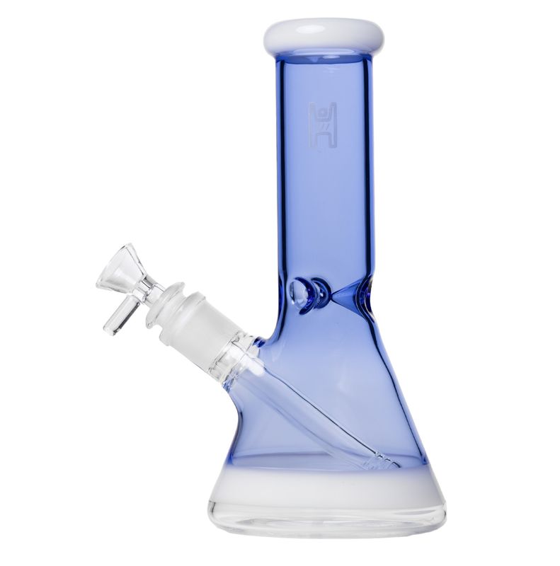 Human Grade 9" Beaker Water Pipe - Blue