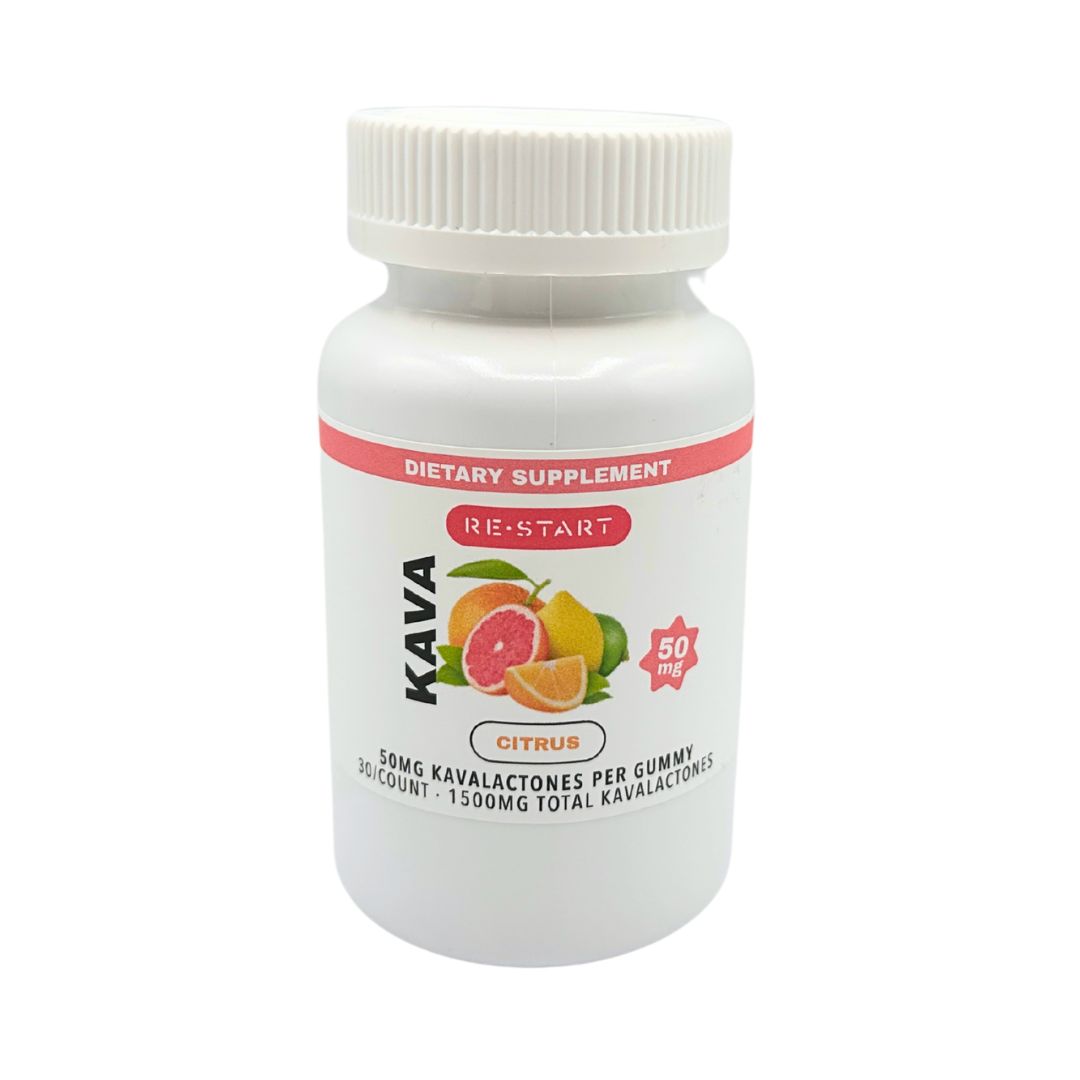 Kava 50MG Gummies - Citrus, Count: 30-ct