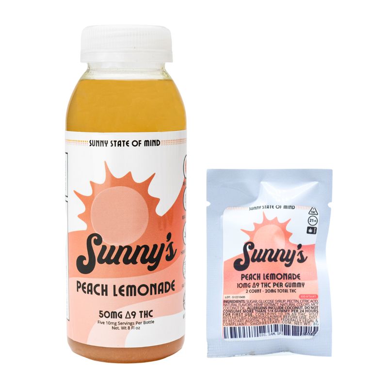 Sunny’s Delta 9 THC Lemonade + THC Gummies Duo Bundle