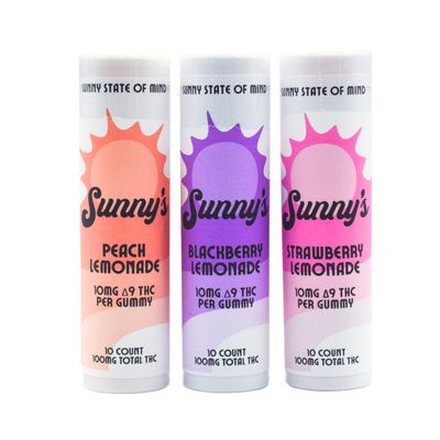 Sunny’s Delta 9 THC 10mg Gummy Bundle 3-pk