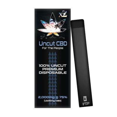 Uncut CBD Disposable Vape Pens  2mL (Special Order)