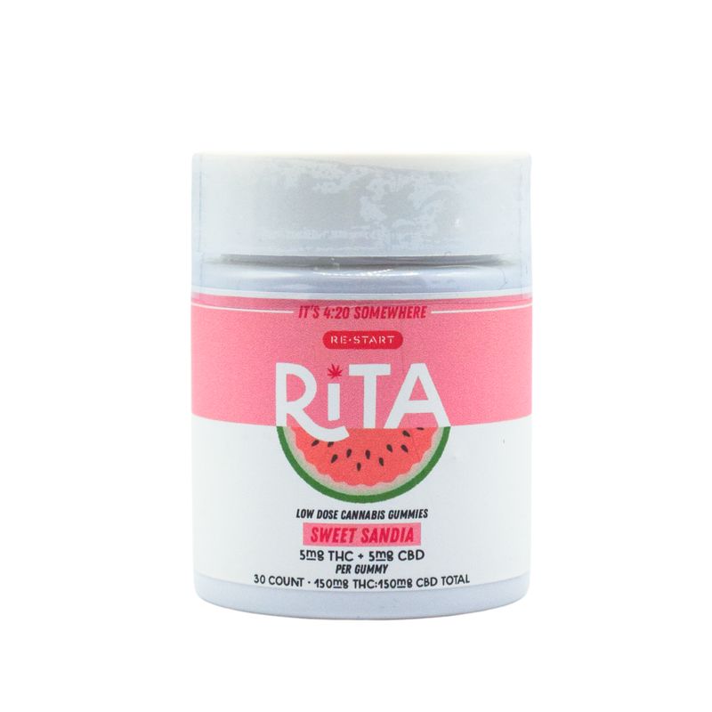 RESTART Rita Delta 9 THC CBD Gummies Sweet Sandia 30-ct (Save 20%)
