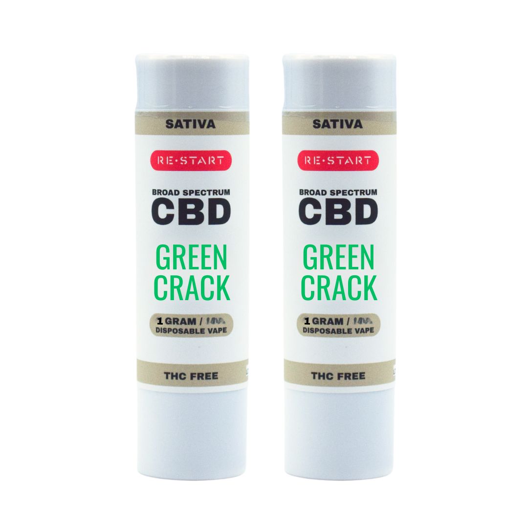 CBD Disposable (S Green Kush (AKA Green Crack) 2ml 2/pack