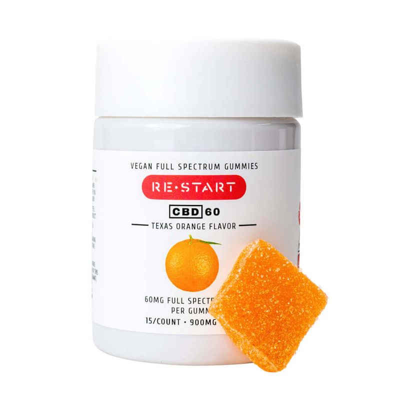 Full Spectrum CBD Gummies 60MG 15/ct (Total CBD 900MG) Reg. Price $39