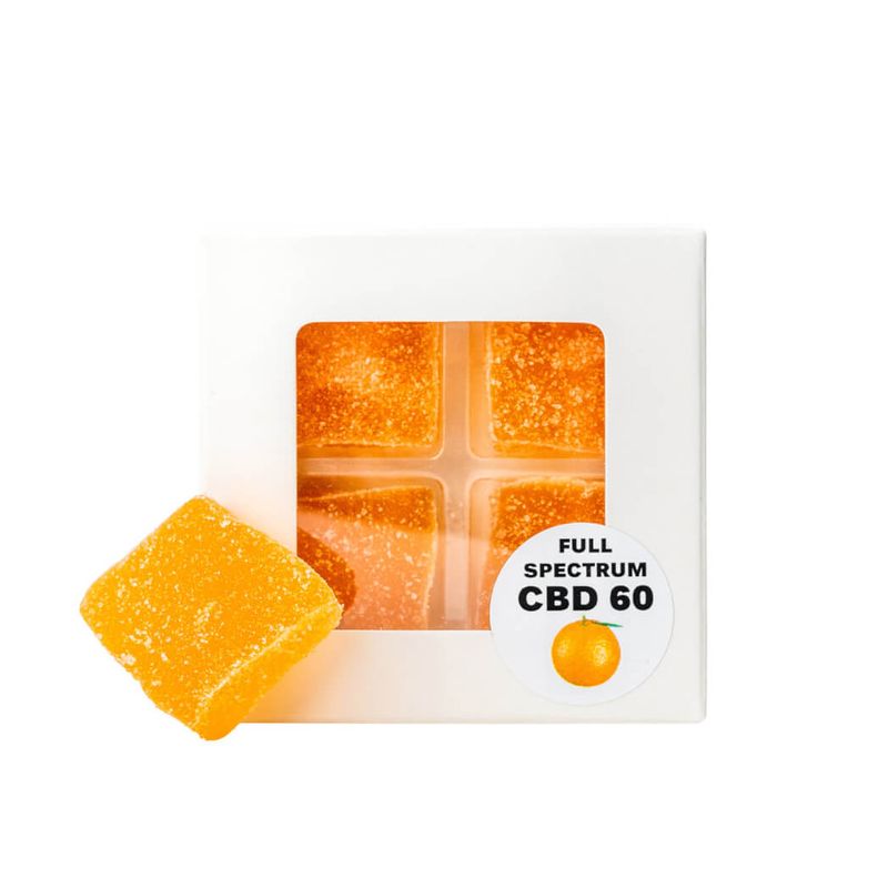 CBD Full Spectrum Gummies 60MG Texas Orange 4/pk (Reg. Price $12)