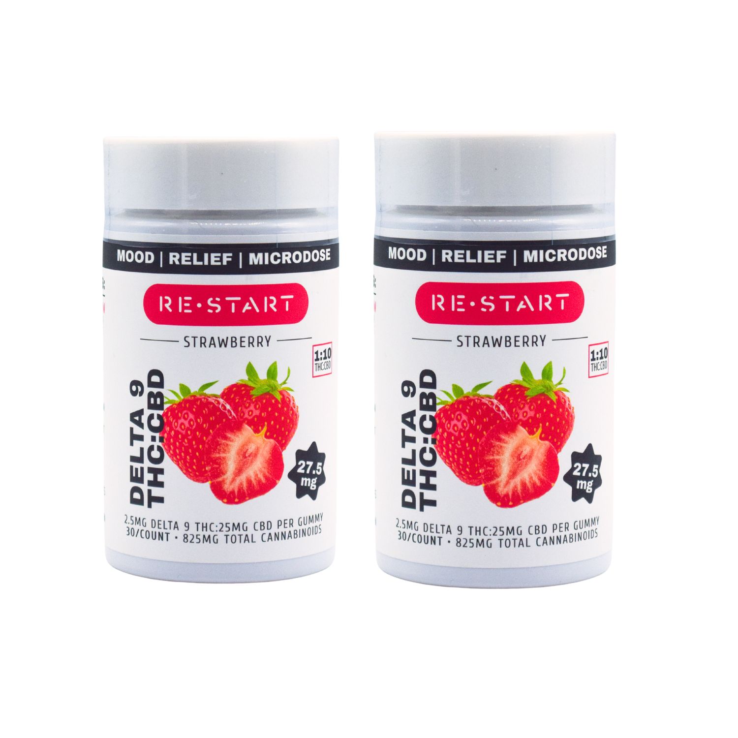 Delta 9 2.5MG + CBD 25MG Gummies  Microdose 30-ct (Total THC 75MG), Count: x2 (D9 150MG + CBD 1500MG) Reg. Price $79