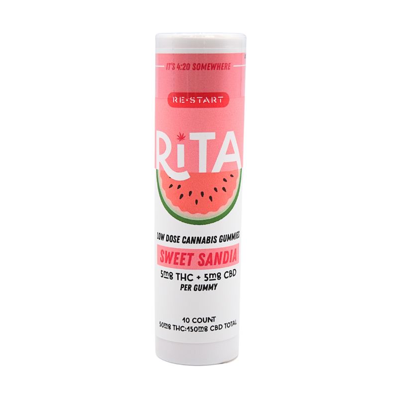 RESTART Rita Delta 9 THC CBD 10mg Gummies Sweet Sandia 10-ct