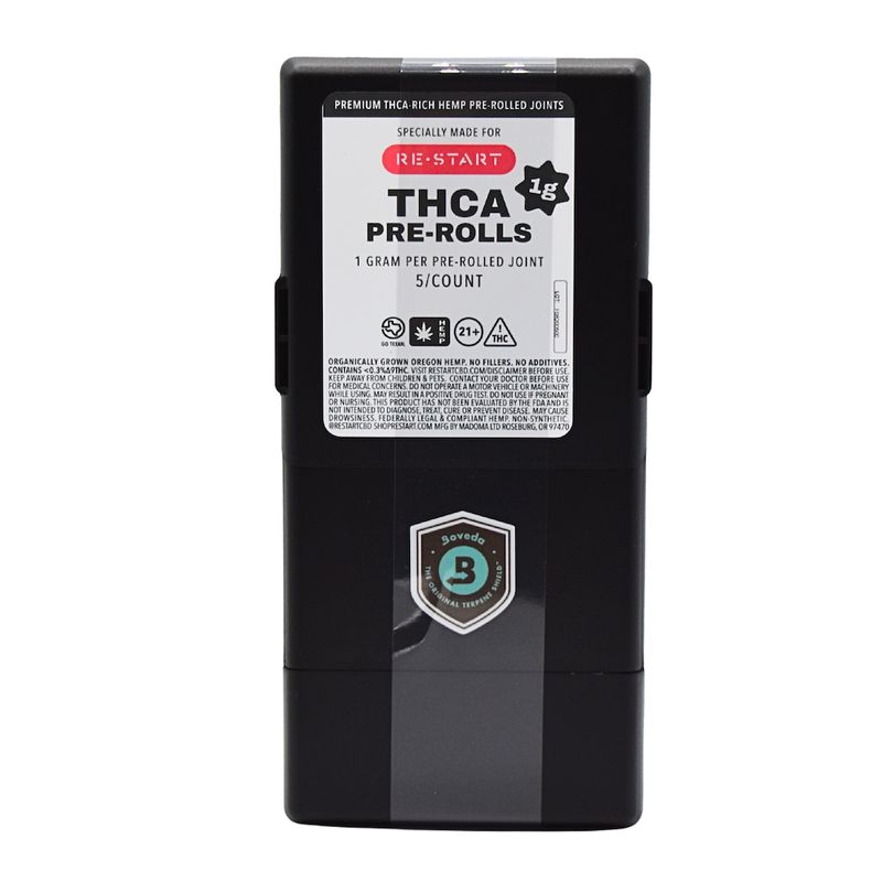 THCA Pre-Rolls Black Ice (I) 1G 5/pk