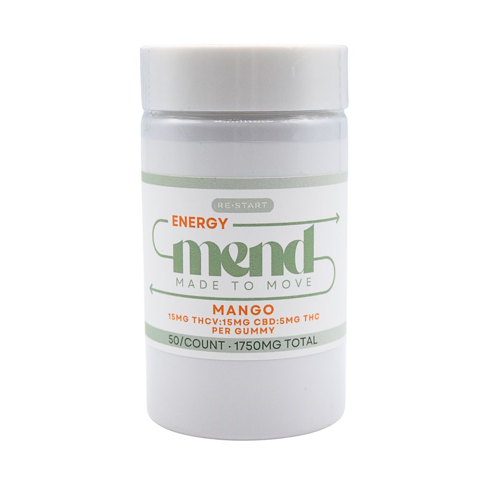 MEND THCV + Delta 9 THC Gummies 50-ct Mango (Total THC 150MG)