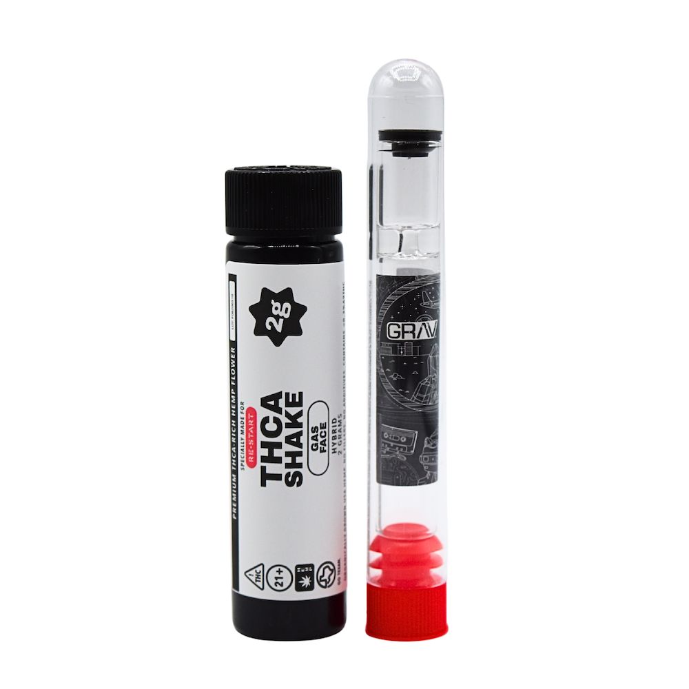 THCA Flower Shake Gas Face 2G + Grav Taster