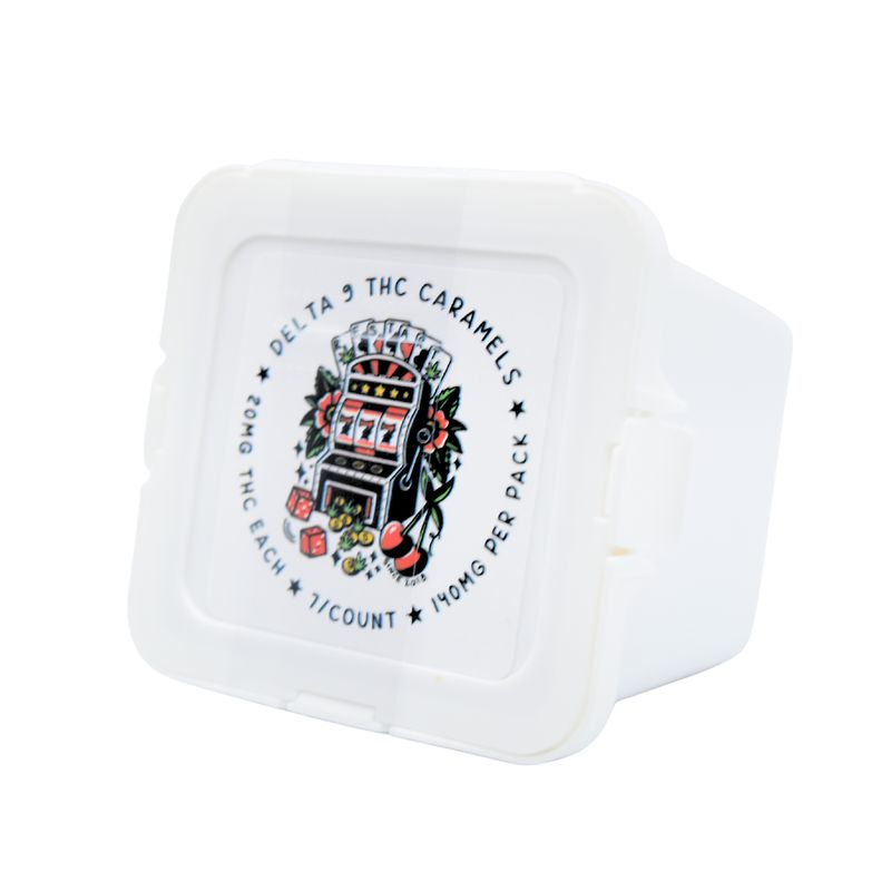 Delta 9 THC 20MG Caramels 7-ct Limited Birthday Edition
