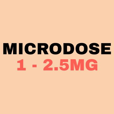 1 – 2.5 mg THC Microdose