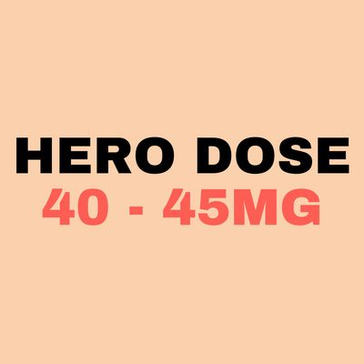 40 - 45mg THC Hero Dose