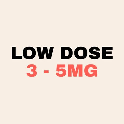 3 – 5 mg THC Low Dose