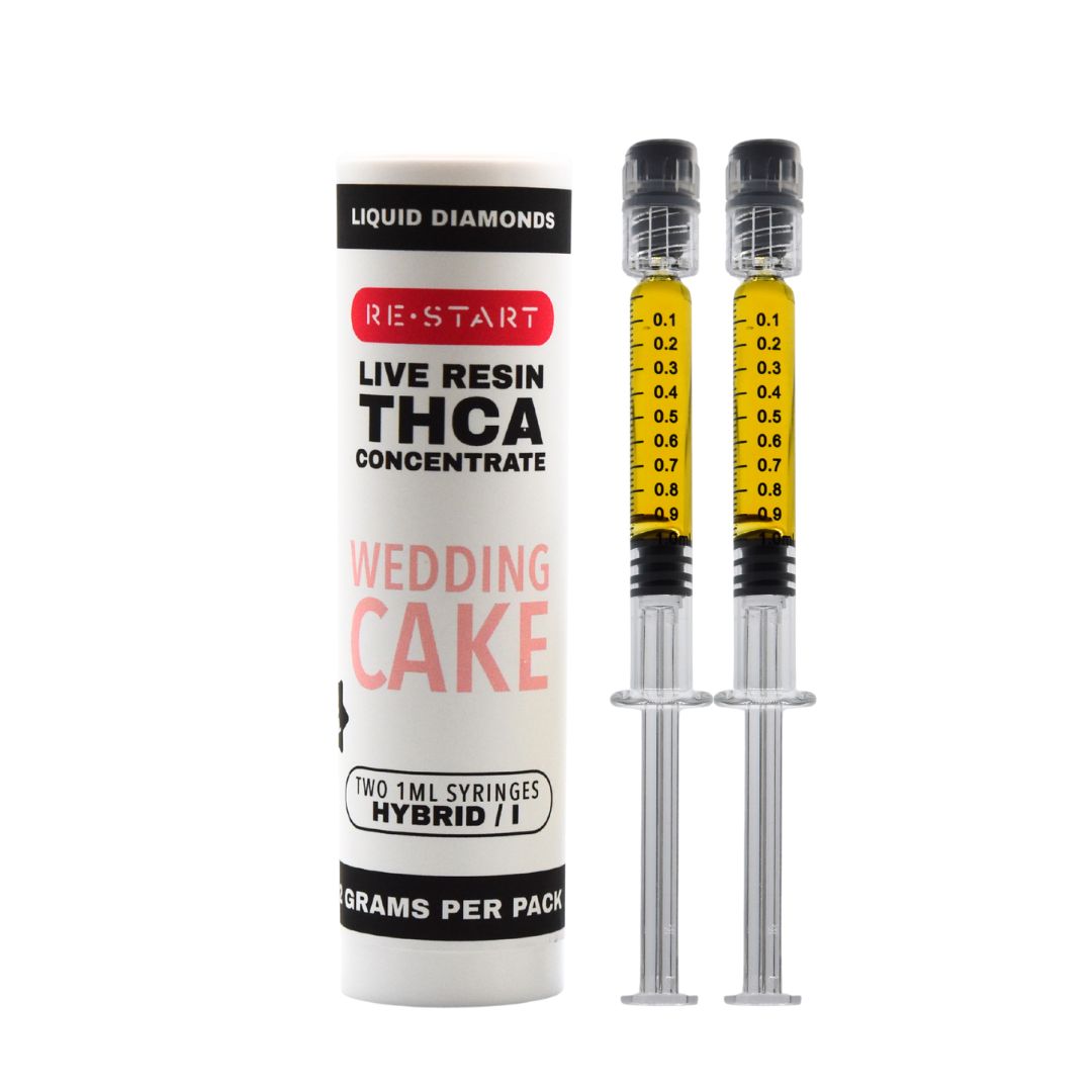 THCA Syringe Wedding Cake (H) Live Resin, Size: 2 x 1mL/1G
