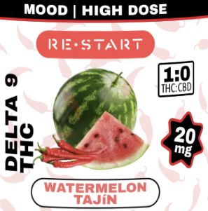 Delta 9 THC 20mg Gummies - Watermelon Tajin 1-ct