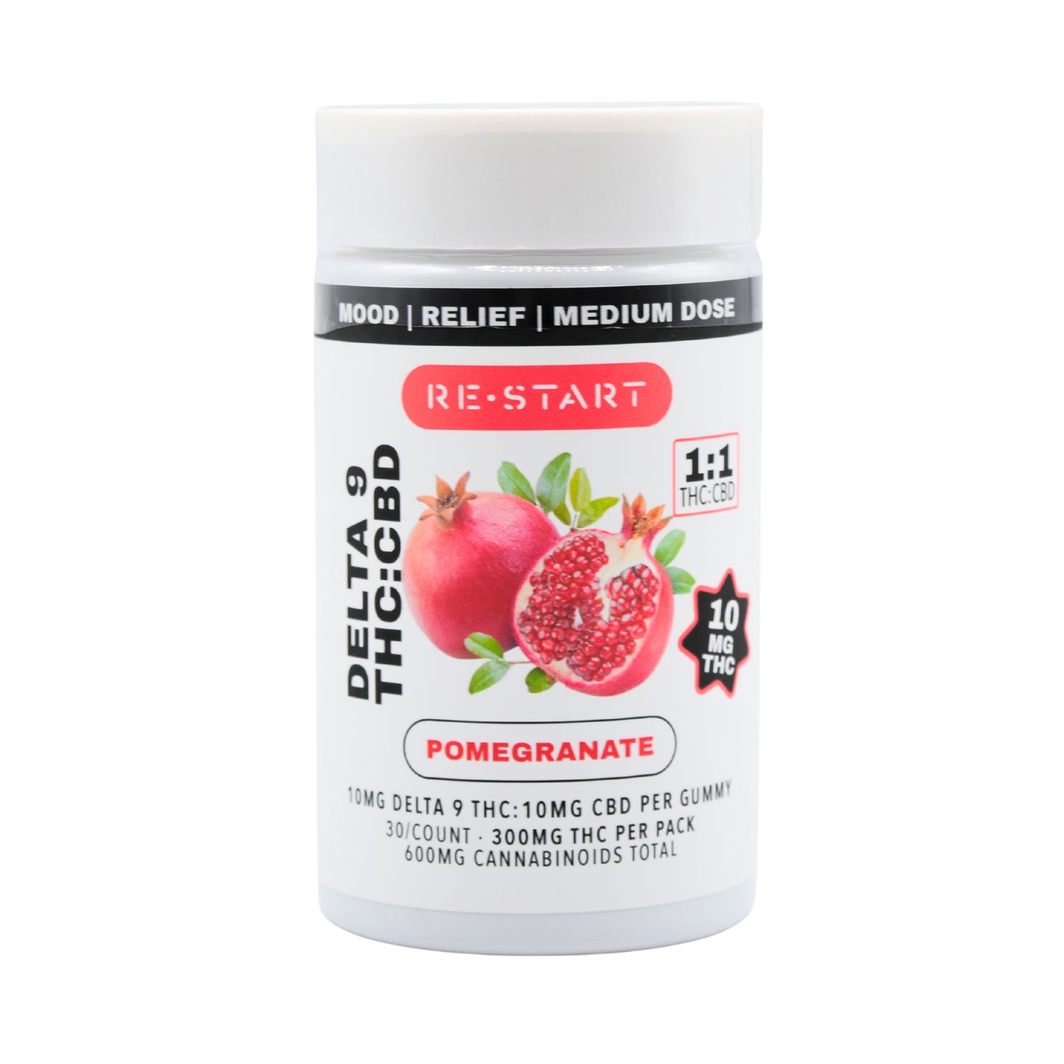 Delta 9 CBD 20MG Gummies Pomegranate