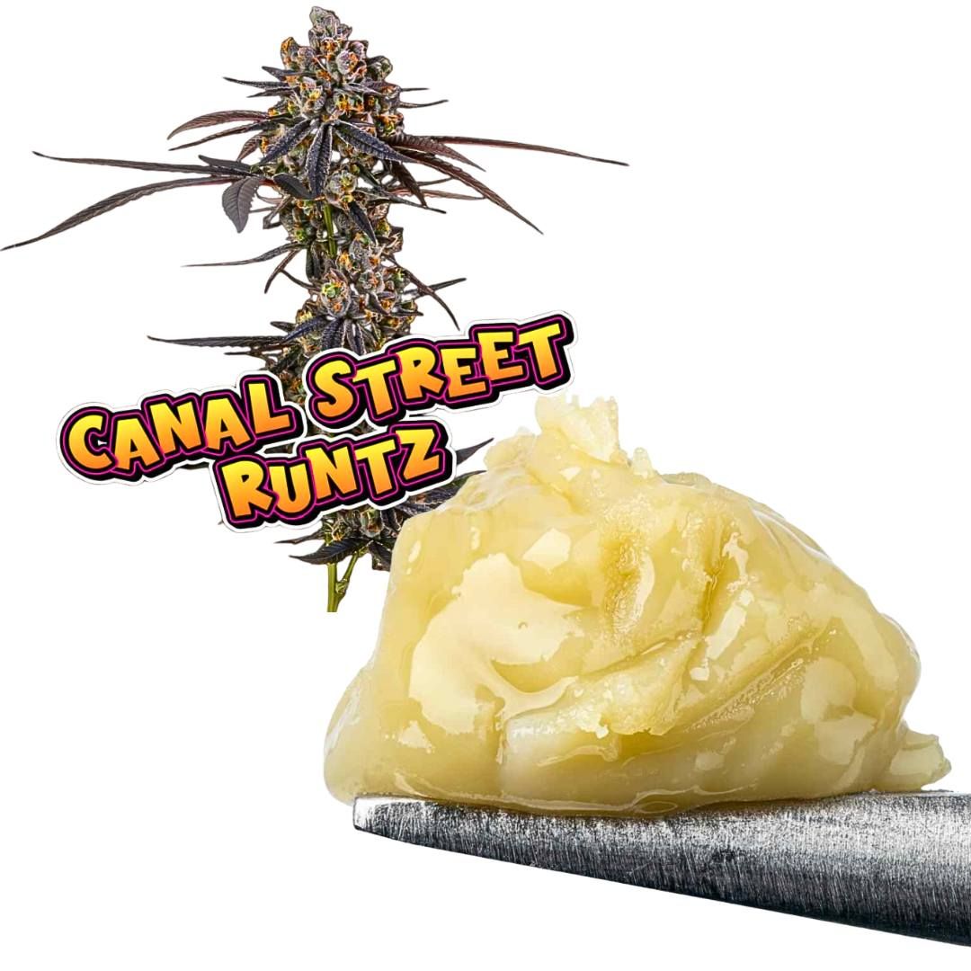 THCa Live Hash Rosin 1G Jam Canal Street Runtz (H)