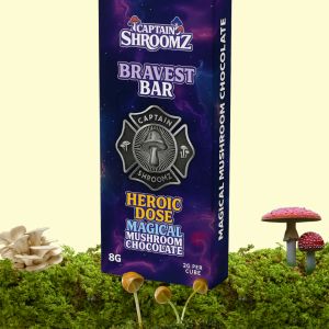 Magical Mushroom Heroic Dose Chocolate Bar by Captain Shroomz