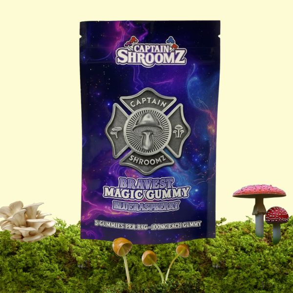 Bravest Magic Gummies by Captain Shroomz  5-pk