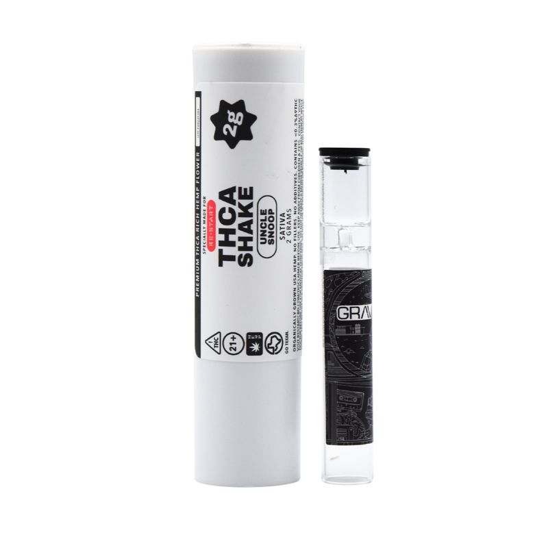 THCA Flower Shake Uncle Snoop 2G + Grav Taster THCA Flower Shake Uncle Snoop 2G + Grav Taster