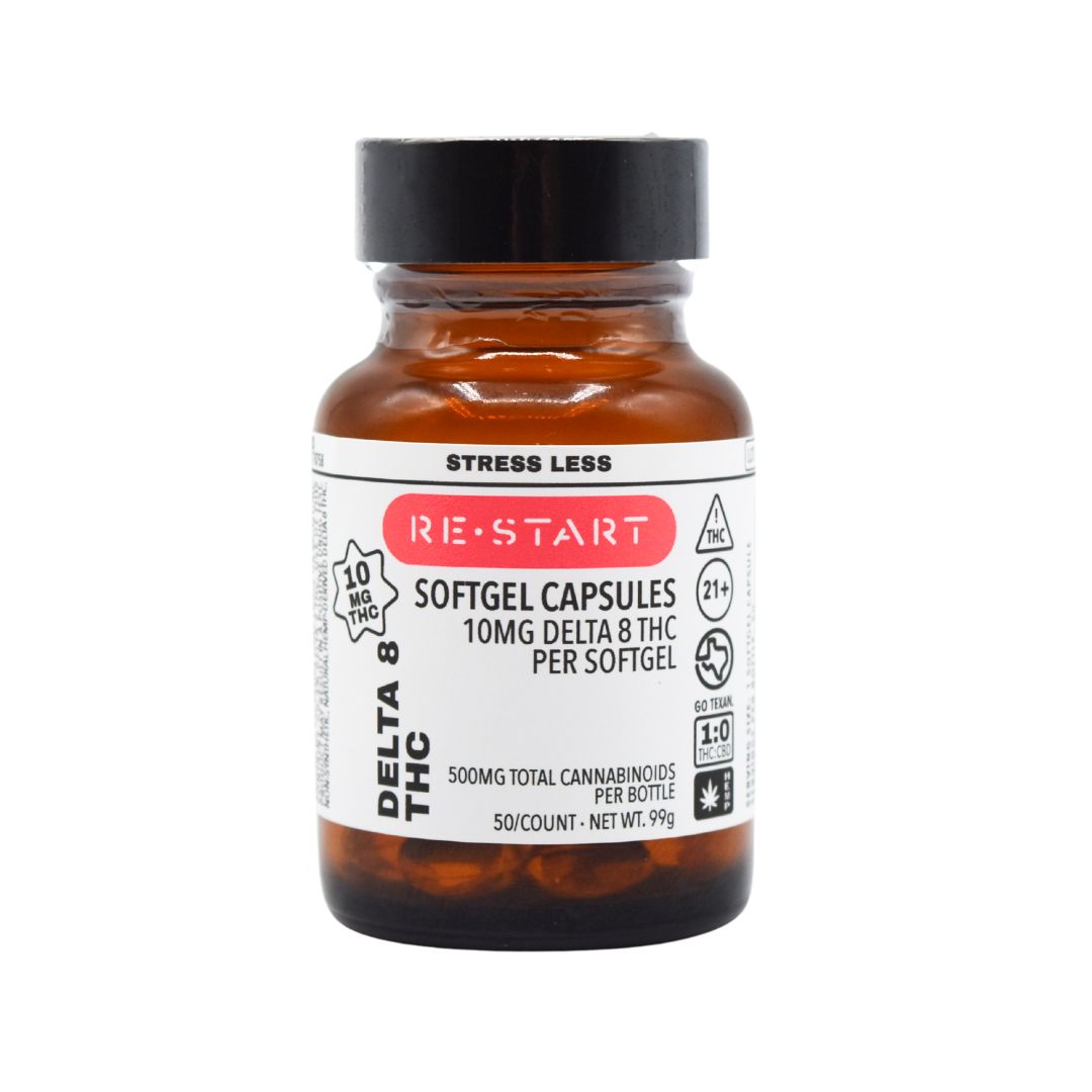 Delta 8 THC 10MG Softget Capsules 50CT