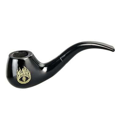 SAVE 15% - Lord of the Rings Hand Pipe SAURON™ Bent Apple Smoking Pipe (MSRP $47.99)
