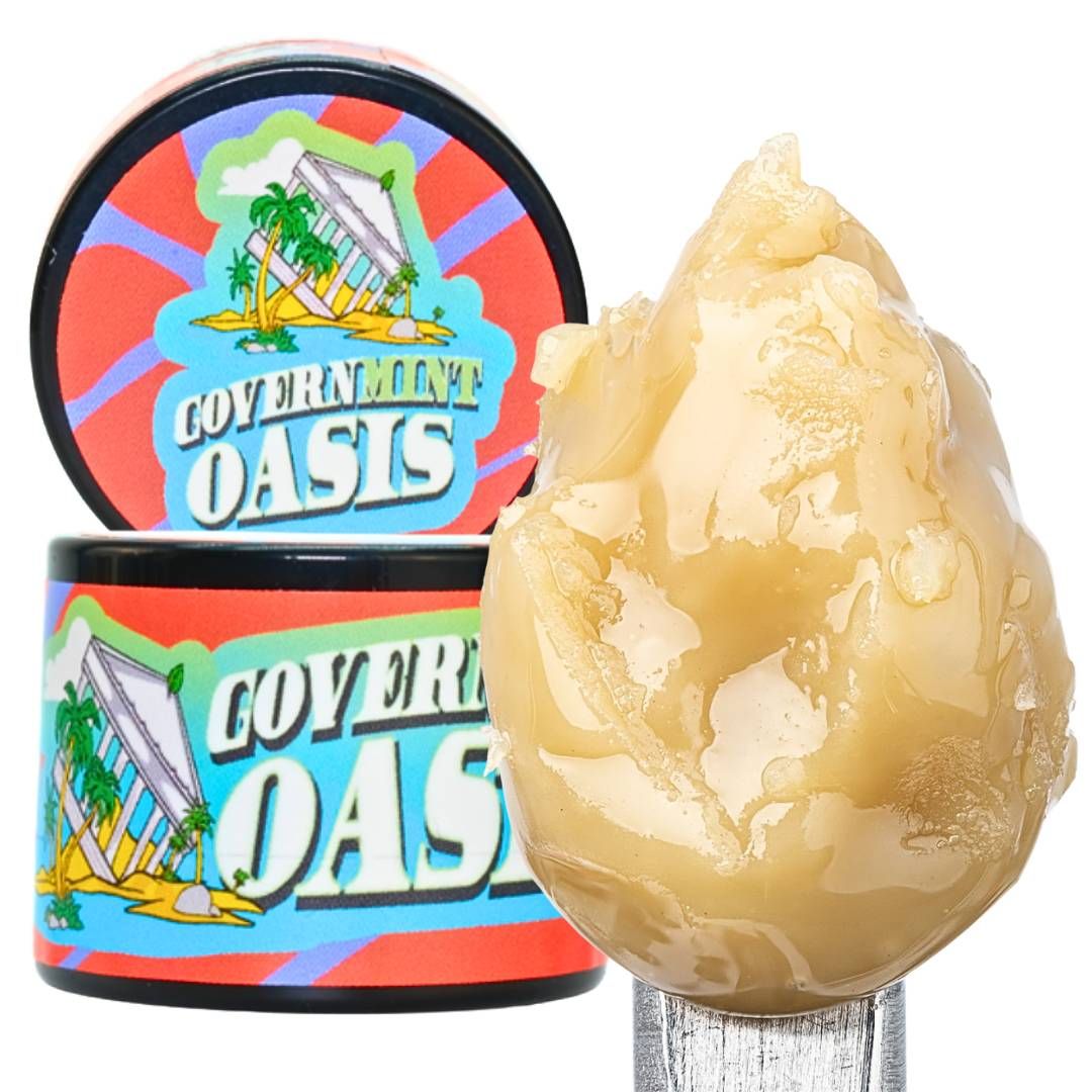 THCA Live Hash Rosin Governmint Oasis 1G (H) Jam