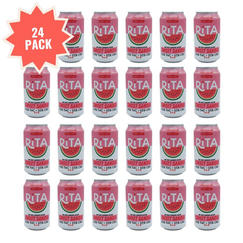 RESTART Rita Delta 9 THC Cannabis Seltzer 24/pk RESTART Rita Delta 9 THC Cannabis Seltzer 24/pk