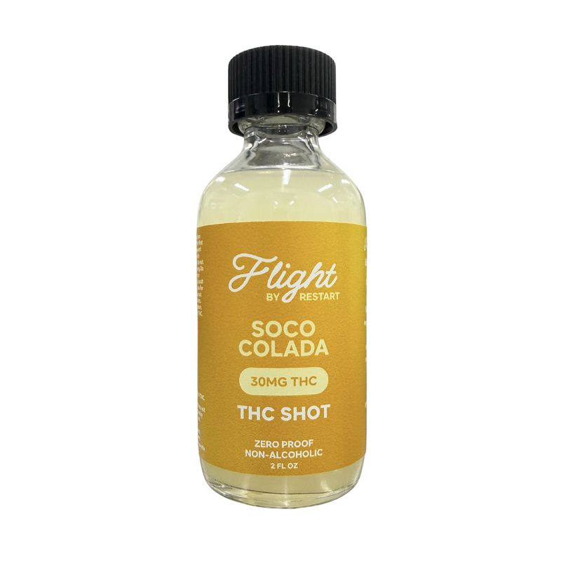 Flight THC Beverage Shot 30mg D9 - Soco Colada 60mL Flight THC Beverage Shot 30mg D9 - Soco Colada 60mL
