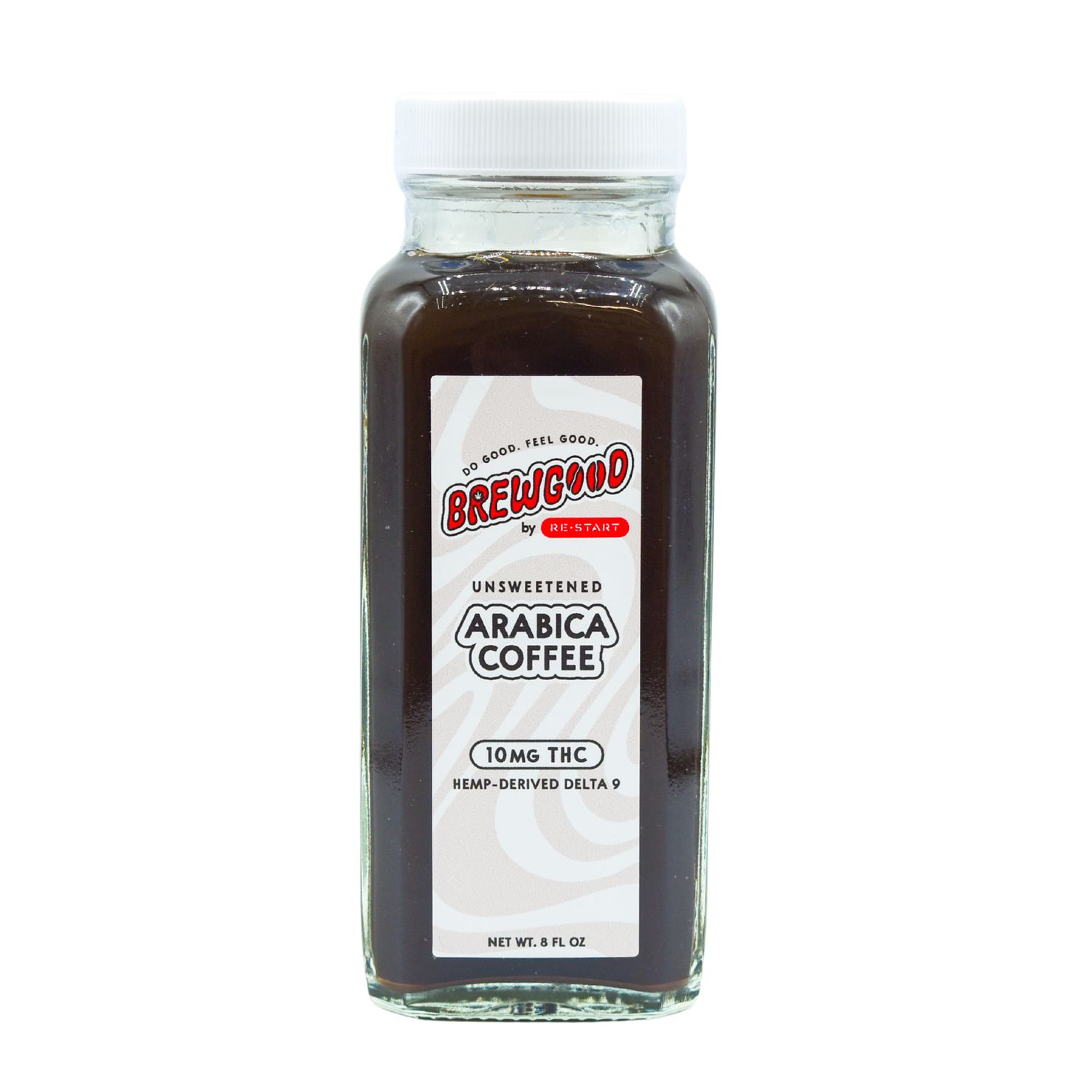 Brewgood THC Infused Arabica Coffee 10mg 8oz No Sugar