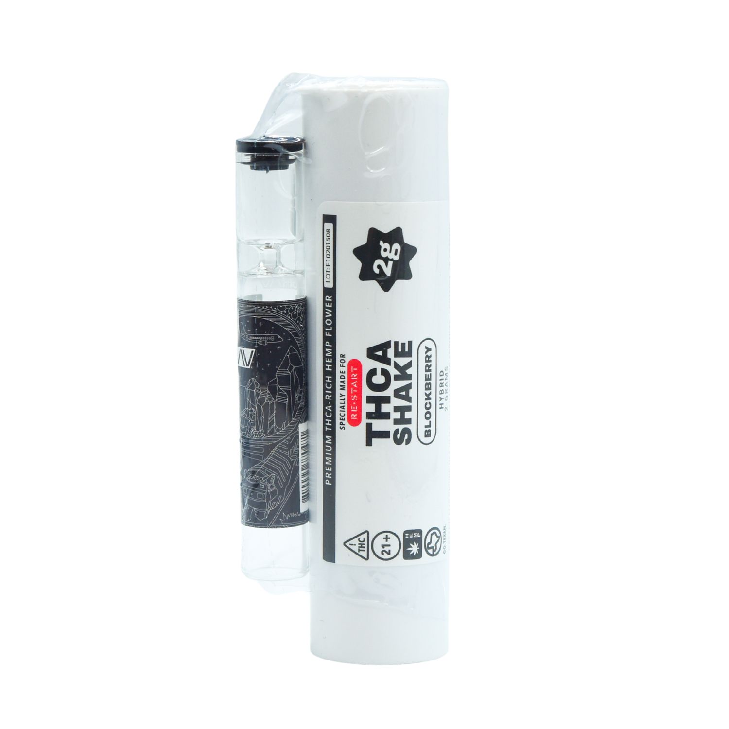 THCA Flower Shake Blockberry 2G + Grav Taster THCA Flower Shake Blockberry 2G + Grav Taster