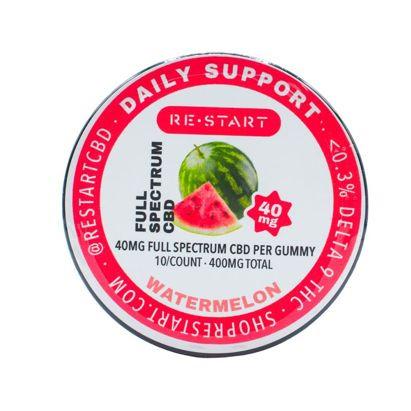 CBD Full Spectrum 40MG Gummies Watermelon 10-ct CBD Full Spectrum 40MG Gummies Watermelon 10-ct