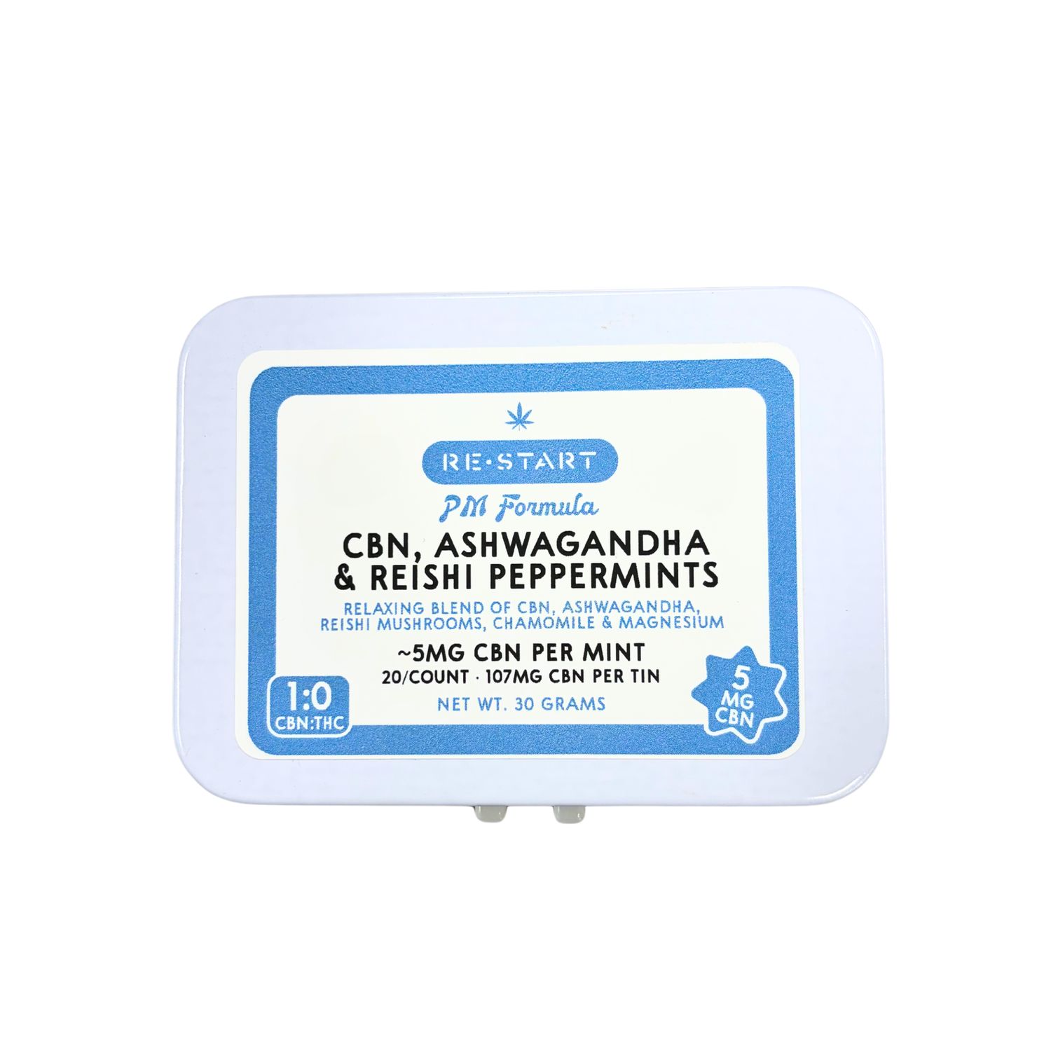 CBN  Reishi Ashwaghanda Sleep Mints 20-ct