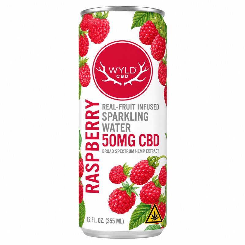 Wyld 50MG CBD Sparkling Water THC Free