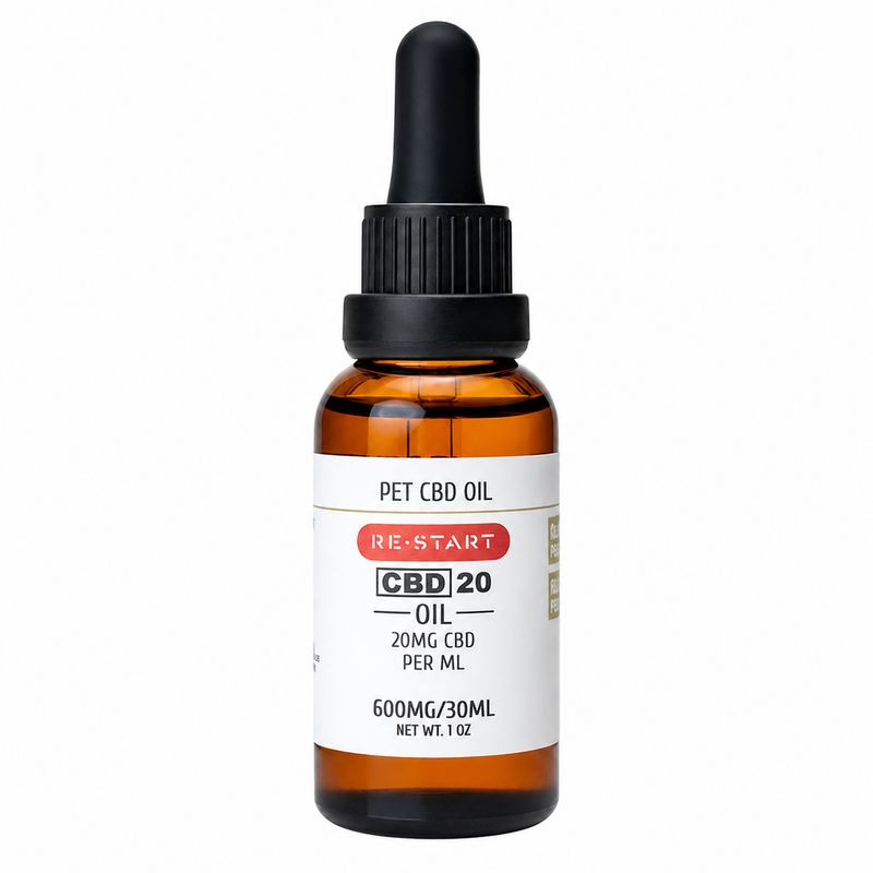 Pet CBD Oil THC Free (20MG/mL)