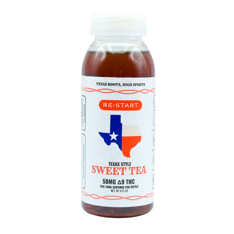 Delta 9 THC 50mg Texas Sweet Tea 8oz Delta 9 THC 50mg Texas Sweet Tea 8oz