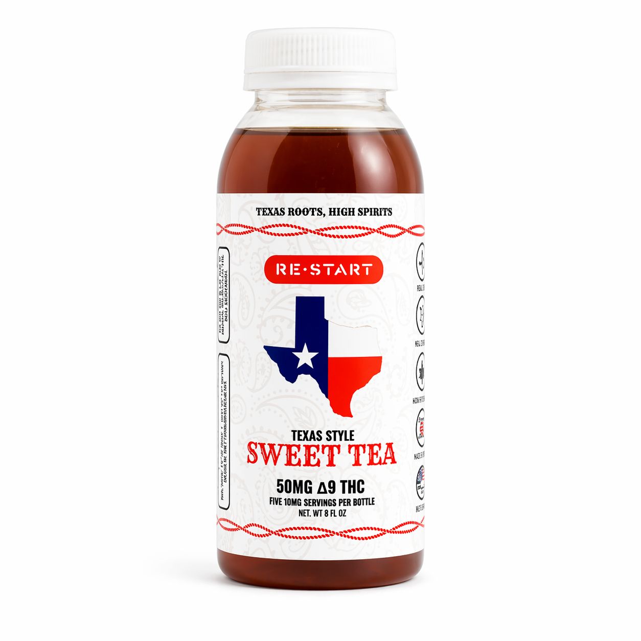 Delta 9 THC Texas Sweet Tea 50mg 8oz