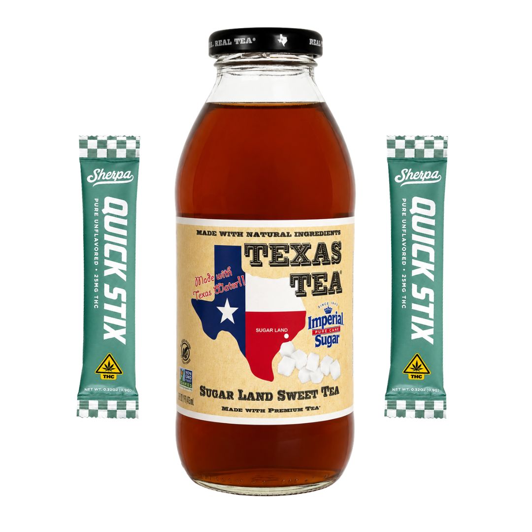 Texas Sugar Land Sweet Tea + 50MG THC Drink Mix Bundle