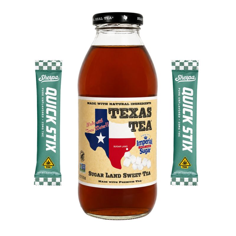Texas Sugar Land Sweet Tea + 50MG THC Drink Mix Bundle
