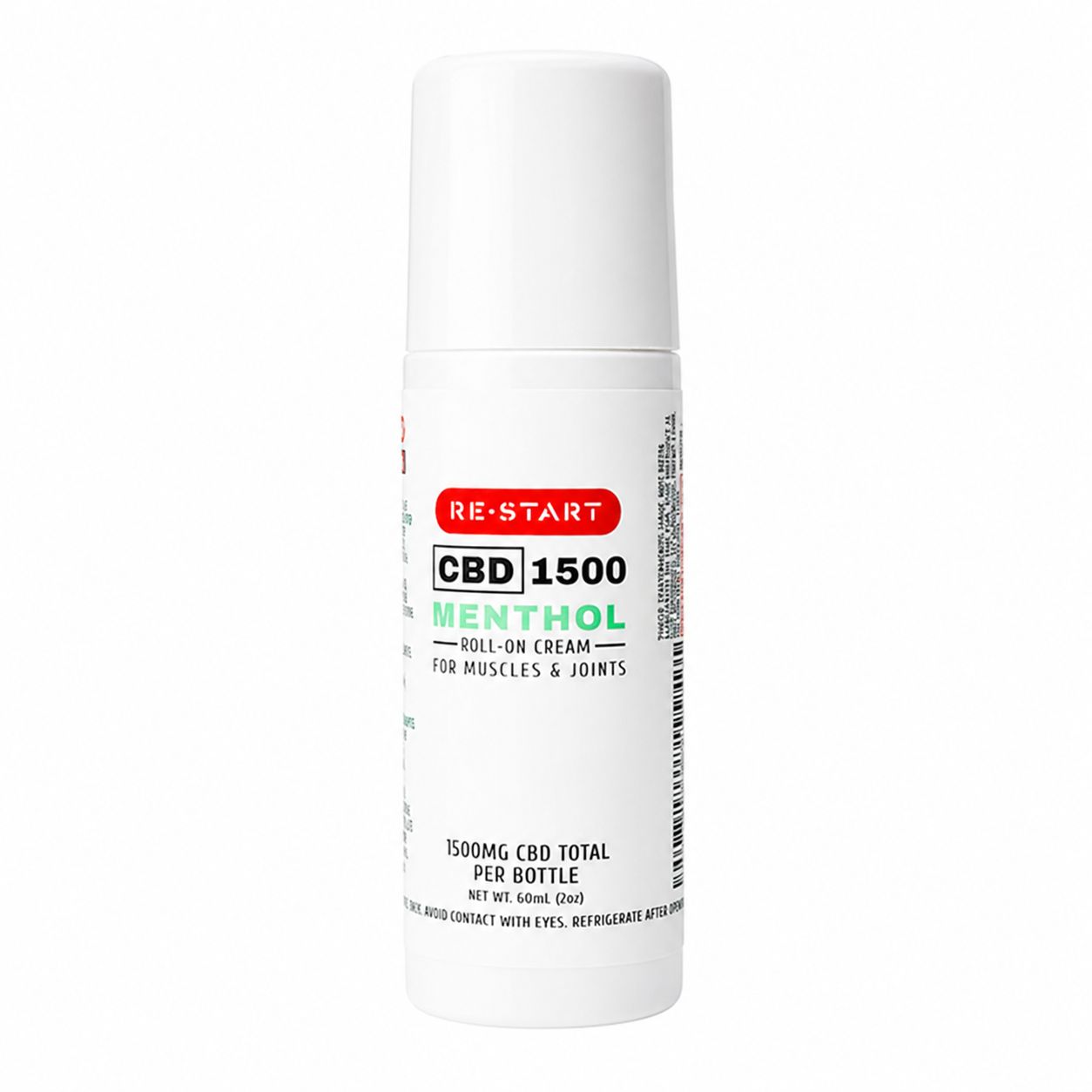 CBD Menthol Roll-On 1500MG 3oz for Muscle and Joint