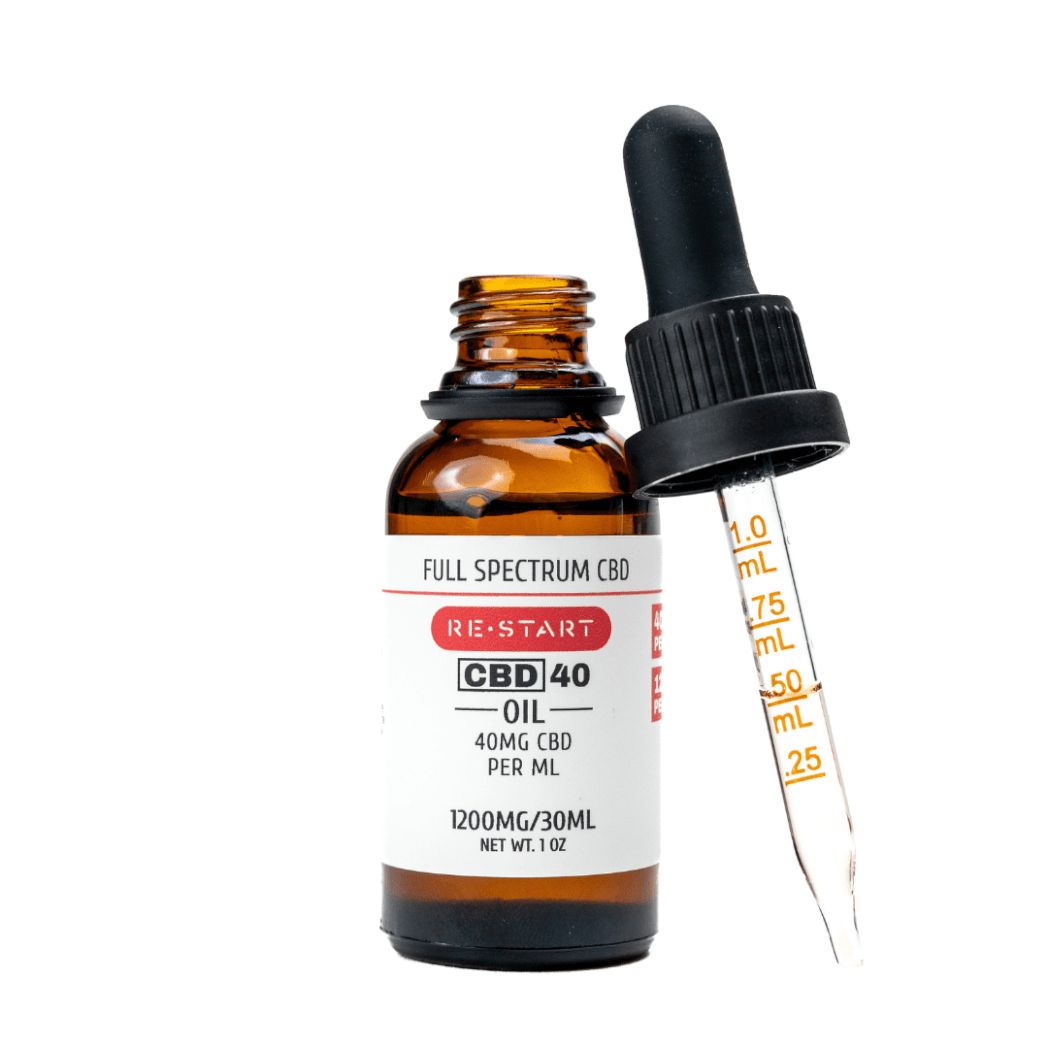 PURE CBD Oil 30mL (THC Free), Strength/Count: 40mg/mL (Total CBD 1200mg)