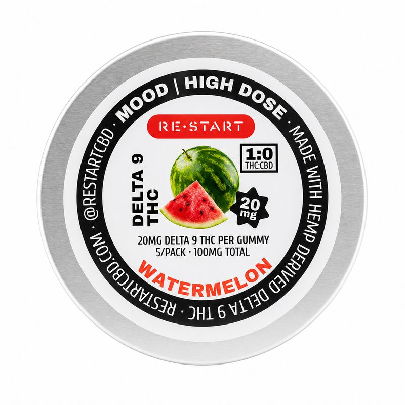 20MG THC Gummies - Watermelon