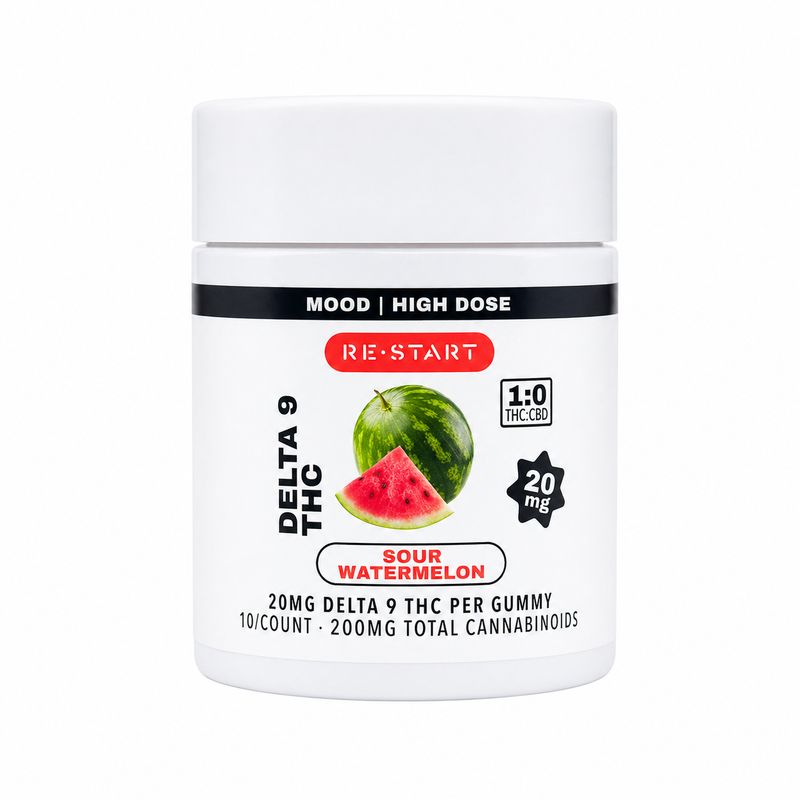 Delta 9 THC 20MG Gummies  Watermelon
