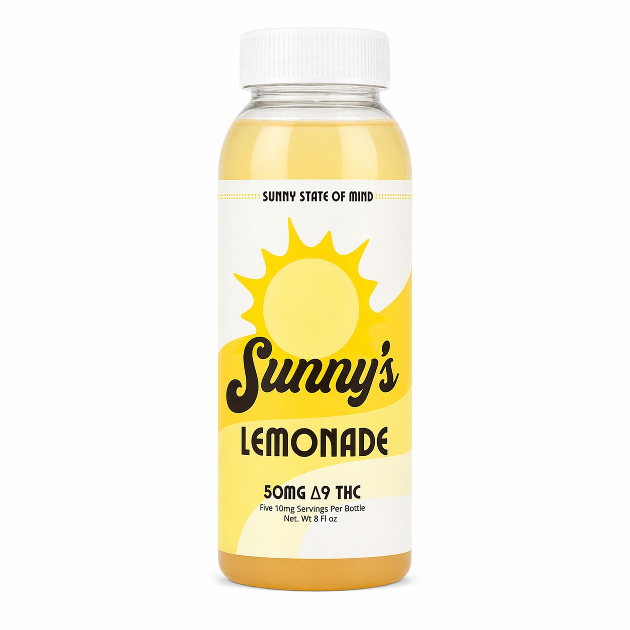 Sunny's Delta 9 THC 50MG Lemonade Drink 8oz