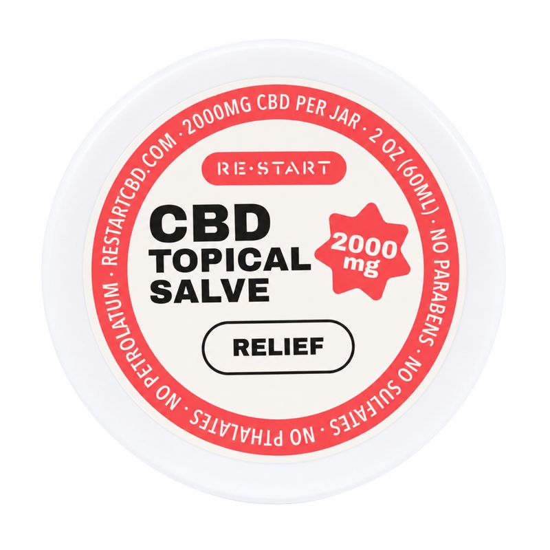 Topical CBD Relief Salve 2000MG 2oz