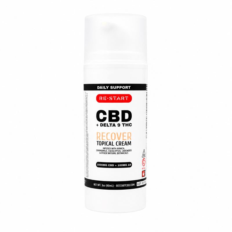Max Strength Recover THC 100MG + CBD 1500MG Topical Cream 1600MG