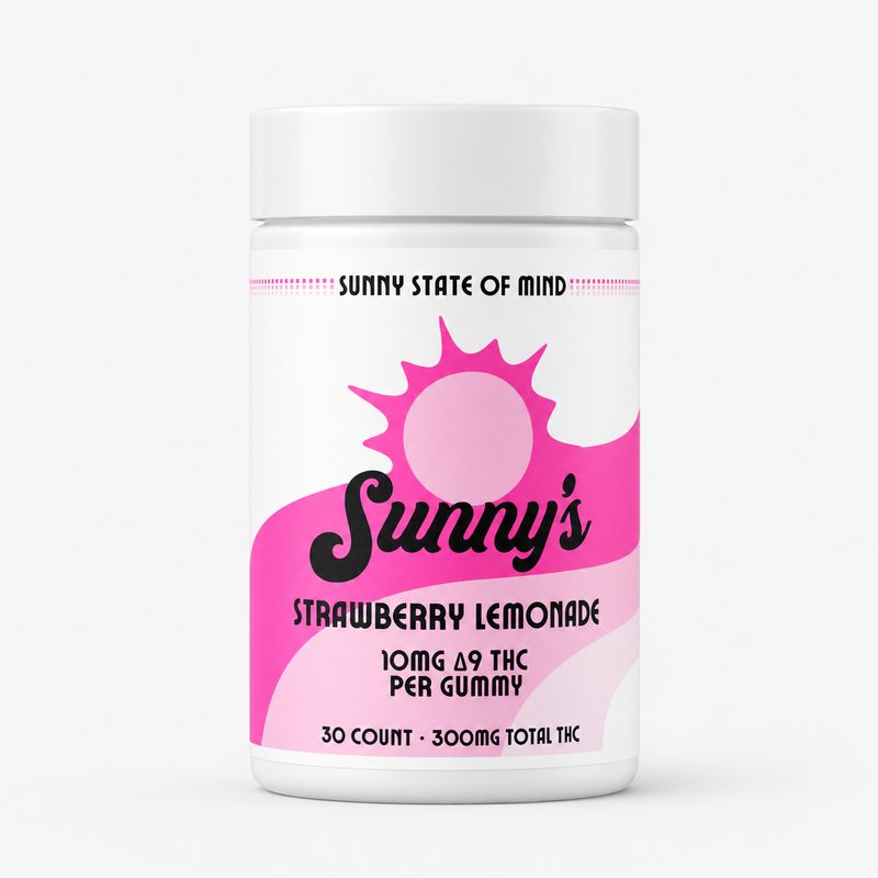 Sunny’s 10MG THC Gummies - Strawberry Lemonade