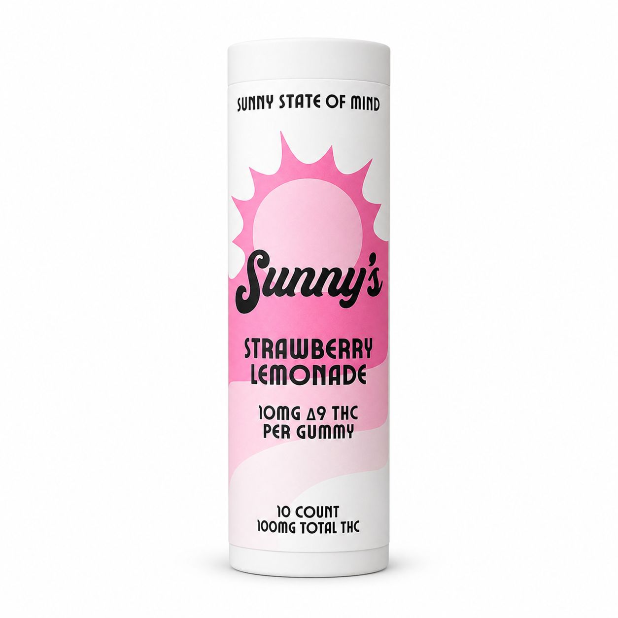 Sunny’s 10MG THC Gummies - Strawberry Lemonade, Count: 10-ct