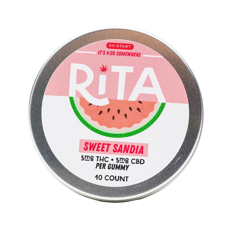 RESTART Rita Delta 9 THC CBD 10mg Gummies Sweet Sandia